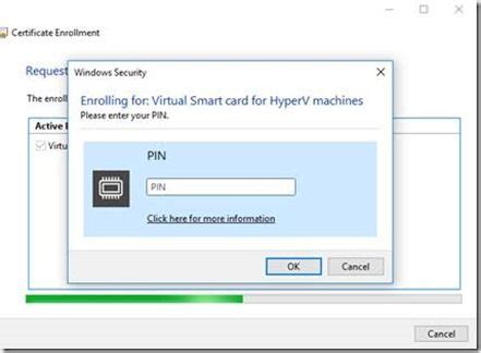 Setting up Virtual Smart card logon using Virtual TPM for 